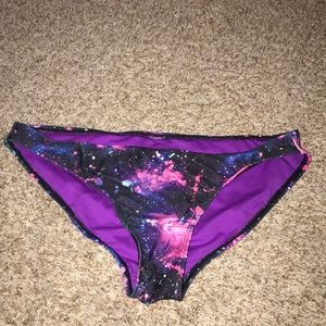 op galaxy bikini bottom (no size tag, fits a M/L)